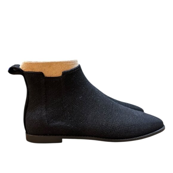 NEW Rothy’s The Merino Chelsea Ankle Square Toe Slip-On Ankle Booties Flat - Picture 3 of 11